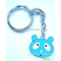 2014 china fashion jewelry new product lovely colorful enamel metal bear keychain